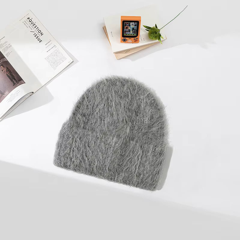 Czapka z wełną alpaki