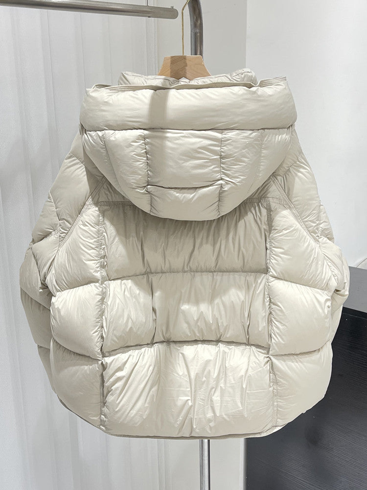 Kurtka puffer z kapturem