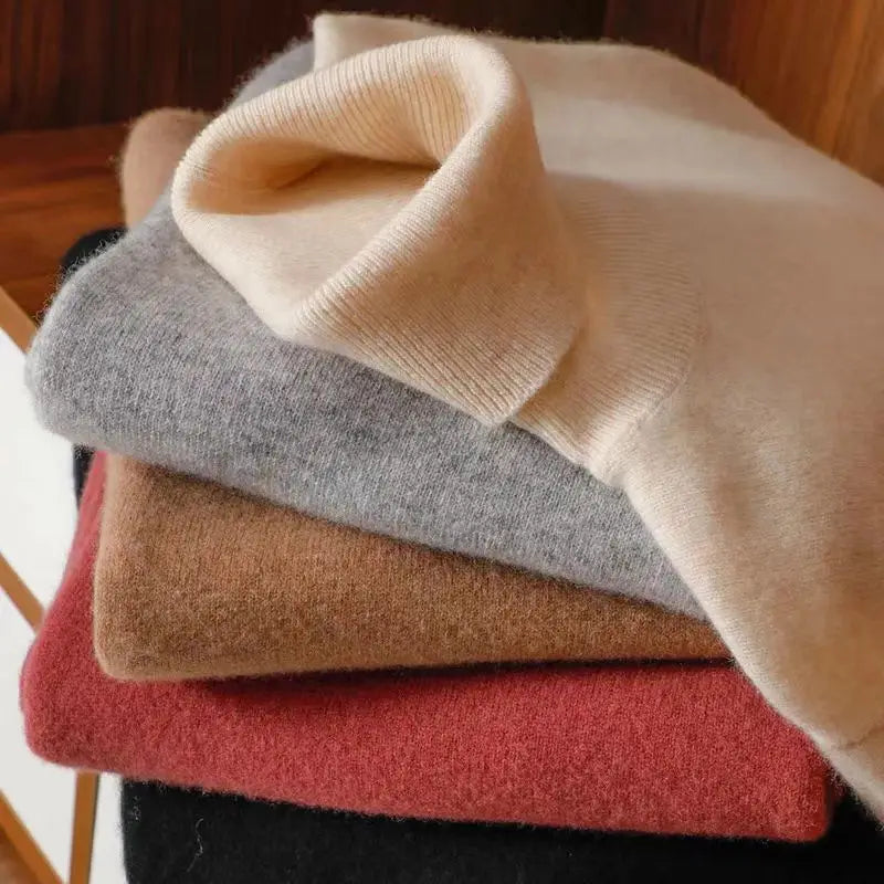 Wełniany golf damski