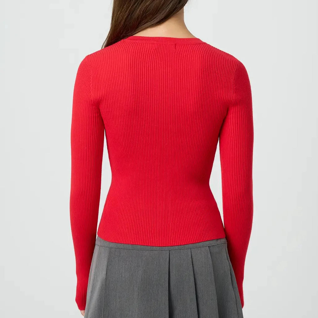 Damski kardigan zapinany na guziki