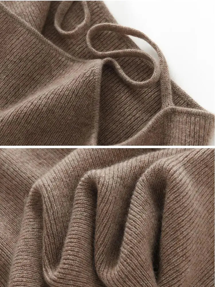 Kaszmirowy top na cienkich ramiączkach