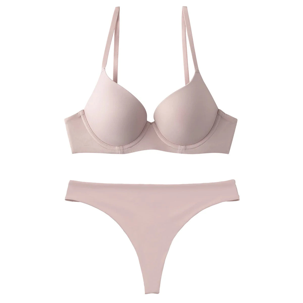 Bezszwowy gładki zestaw bielizny