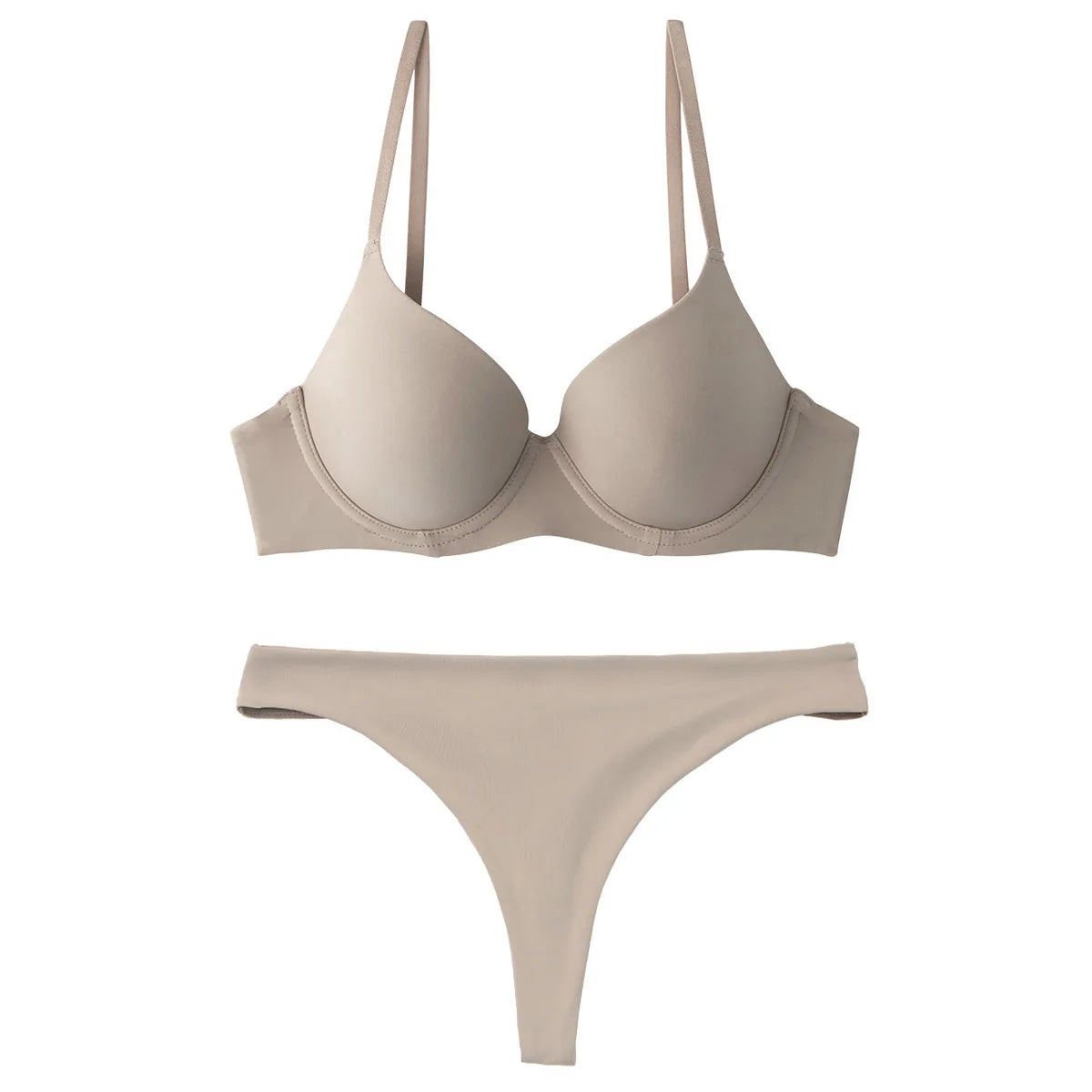 Bezszwowy gładki zestaw bielizny