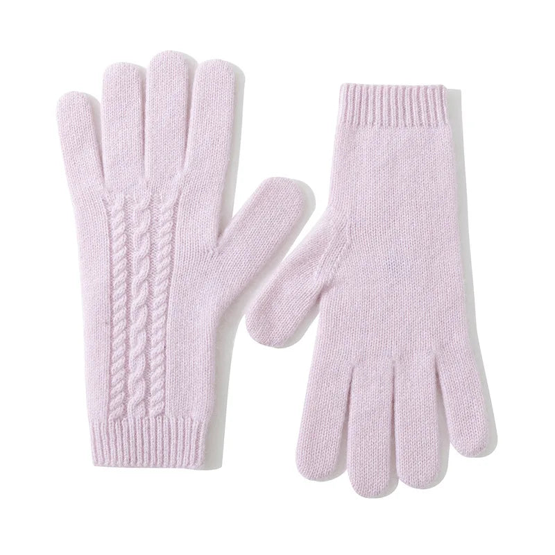 Ciepłe rękawiczki z kaszmiru