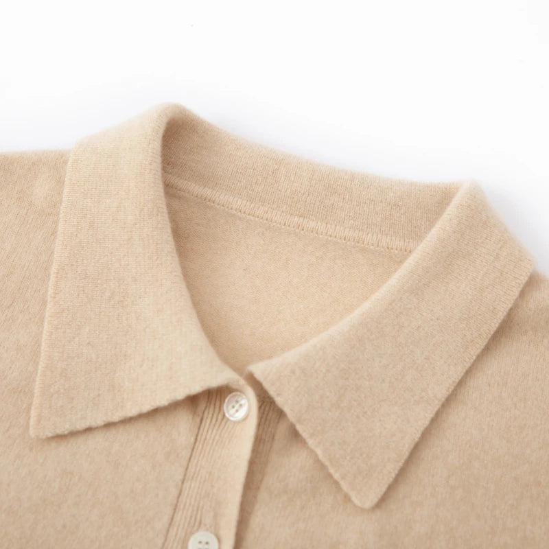 Damska wełniana koszula z kieszonką