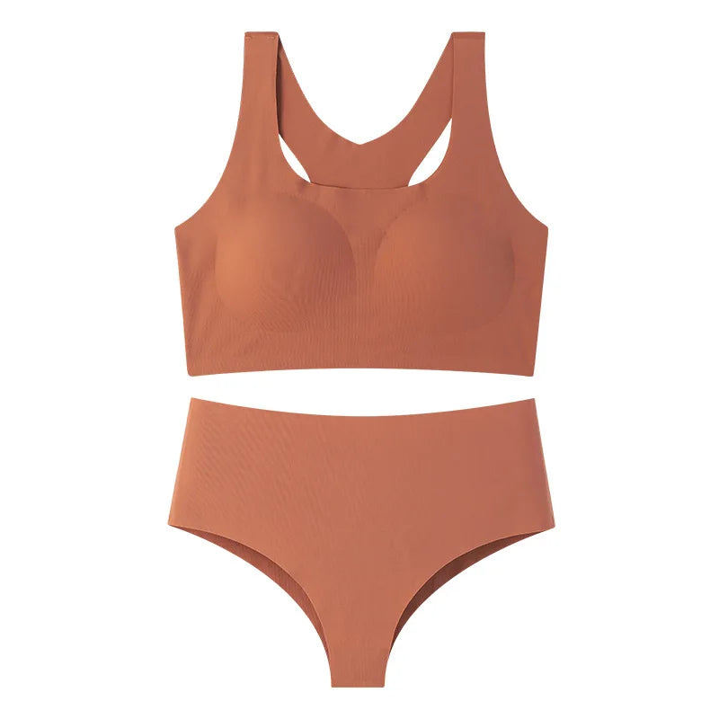 Komplet bielizny bezszwowej top i figi