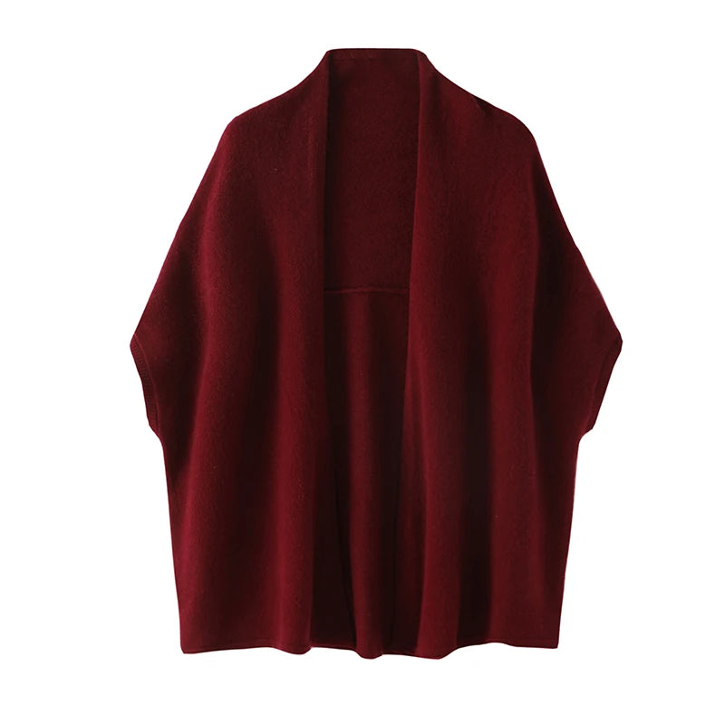 Wełniane ponczo 100% wełny