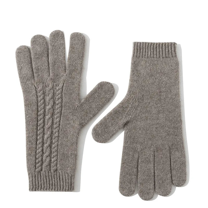 Ciepłe rękawiczki z kaszmiru