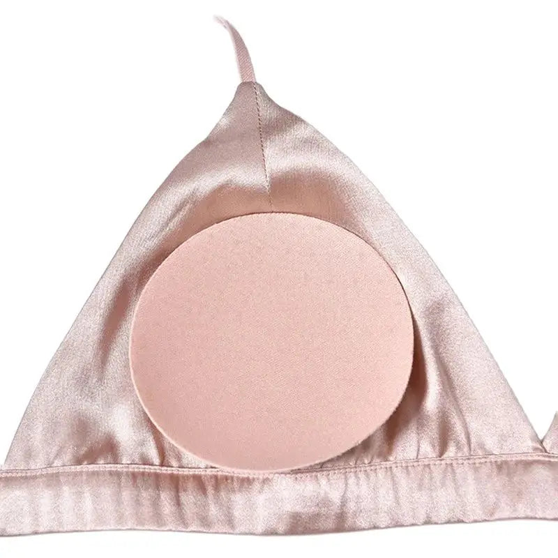 Jedwabny komplet biustonosz i majtki