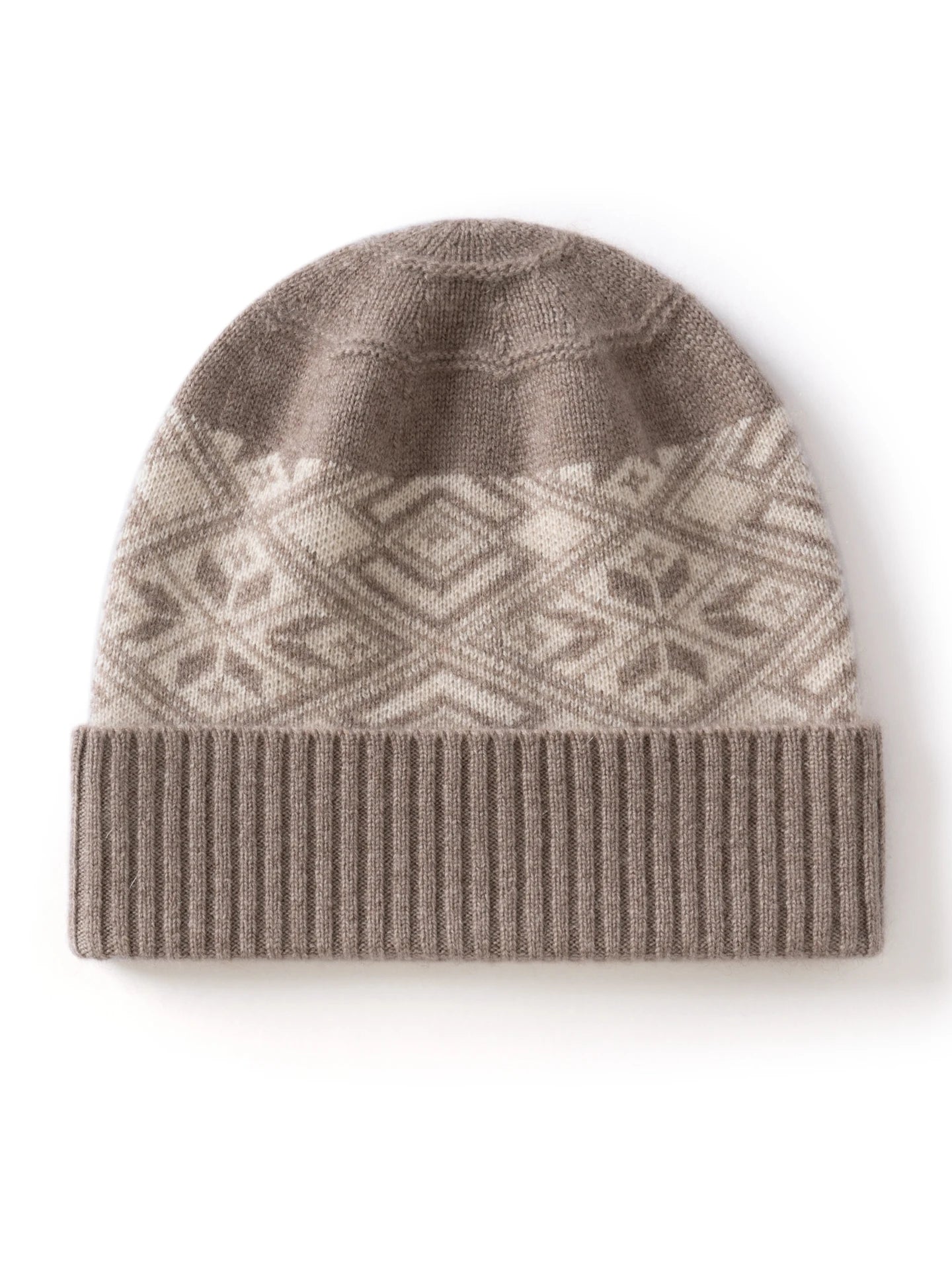 Kaszmirowa zimowa czapka unisex