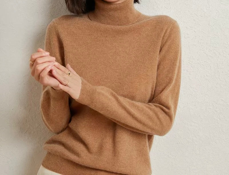 Wełniany golf damski