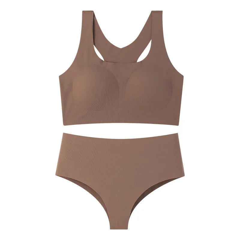 Komplet bielizny bezszwowej top i figi