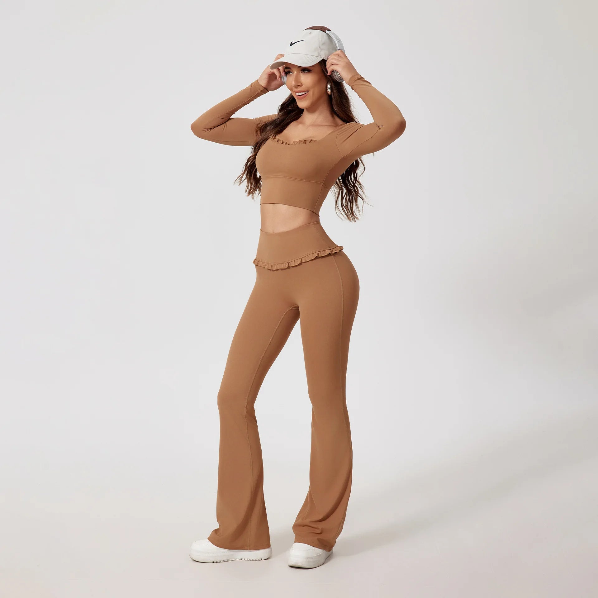 Dwuczęściowy zestaw do jogi i pilatesu