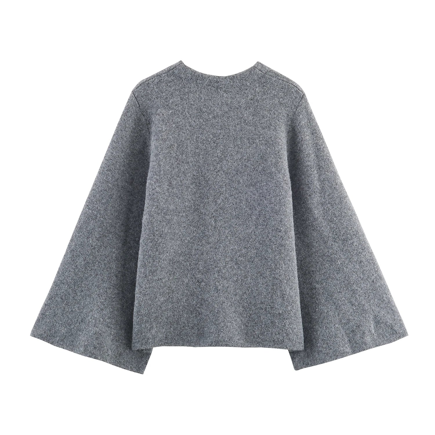 Szary kardigan z wiązaniem Regina