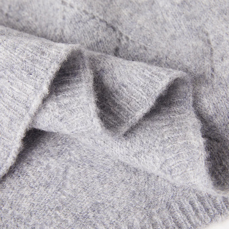 Ażurowy szalik 100% wełny