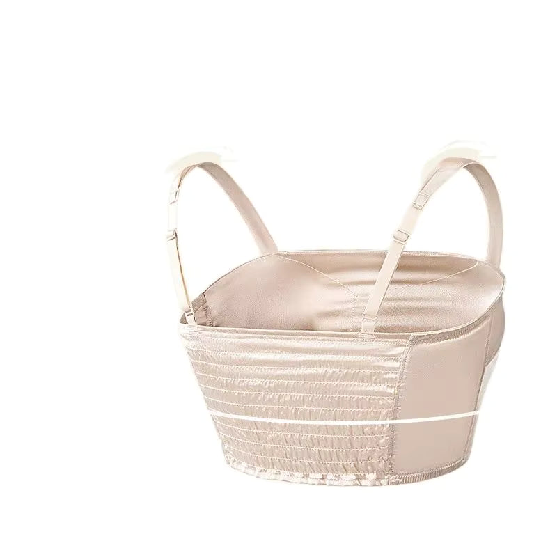 Jedwabny top-biustonosz