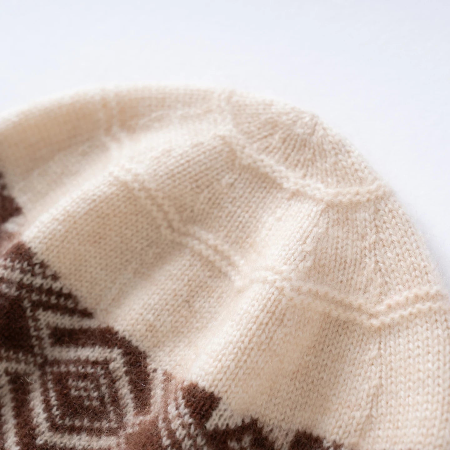 Kaszmirowa zimowa czapka unisex