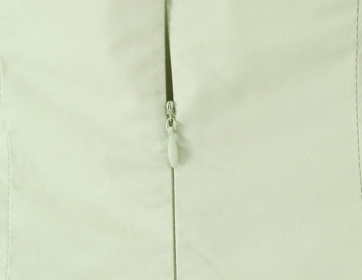 Bawełniana rozkloszowana sukienka midi z odkrytymi plecami