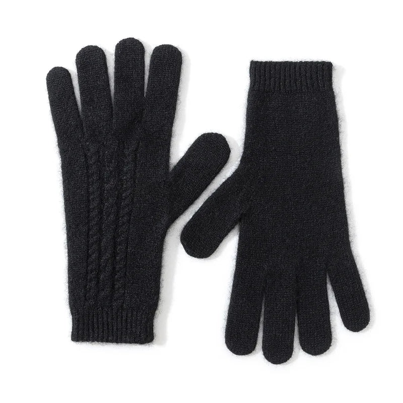 Ciepłe rękawiczki z kaszmiru