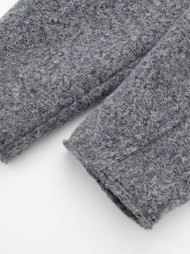 Jesienna kurtka z kieszeniami na zamek