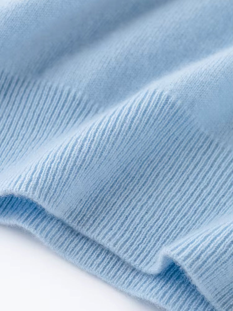 Kaszmirowy sweter z okrągłym dekoltem