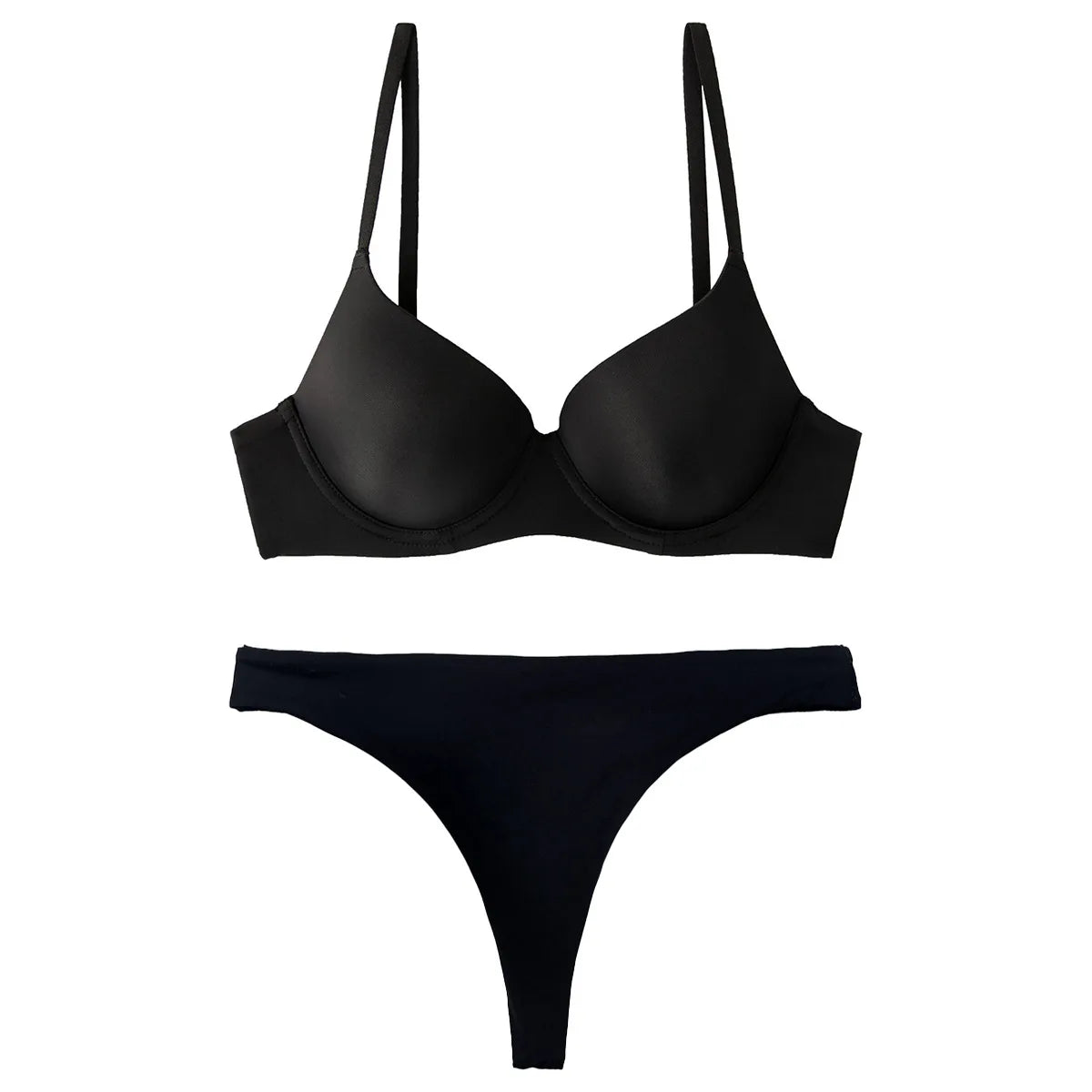 Bezszwowy gładki zestaw bielizny