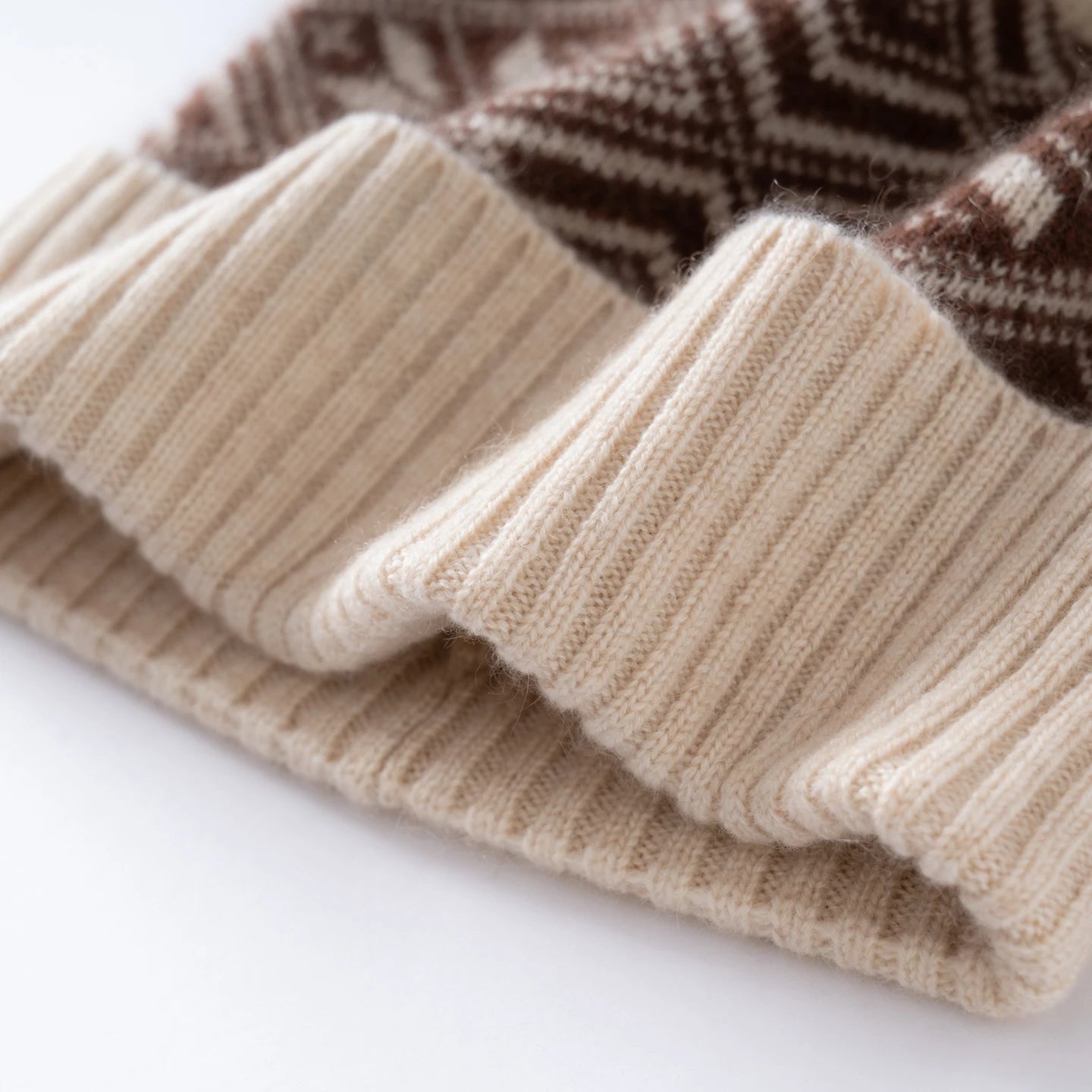 Kaszmirowa zimowa czapka unisex