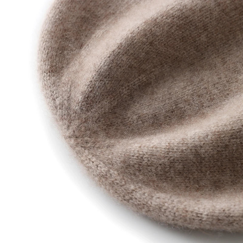 Kaszmirowa czapka 100% kaszmir unisex