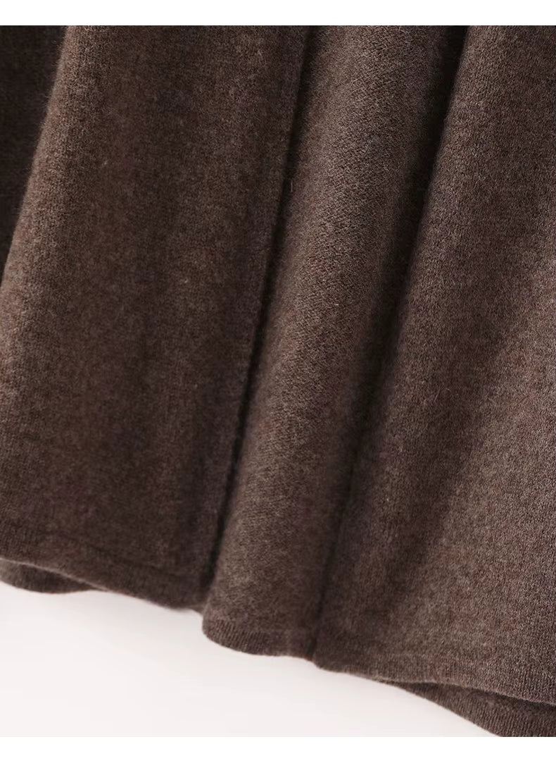 Wełniane ponczo 100% wełny