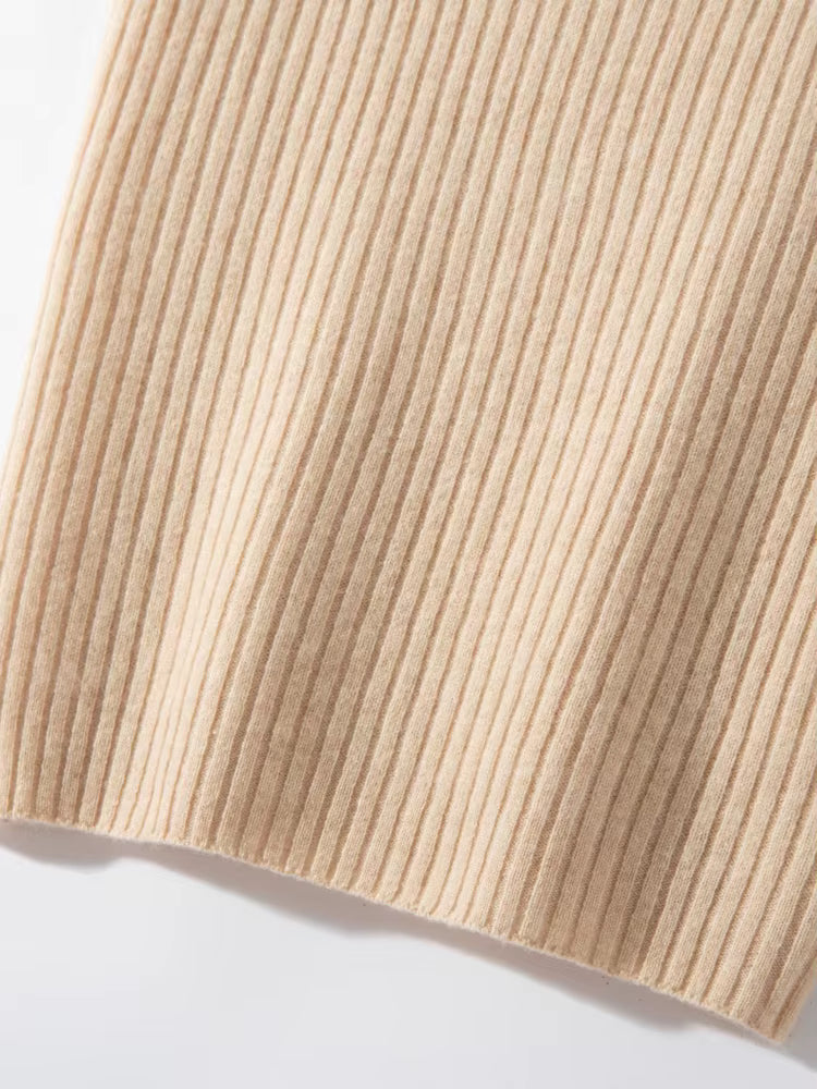 Kaszmirowy top na ramiączkach