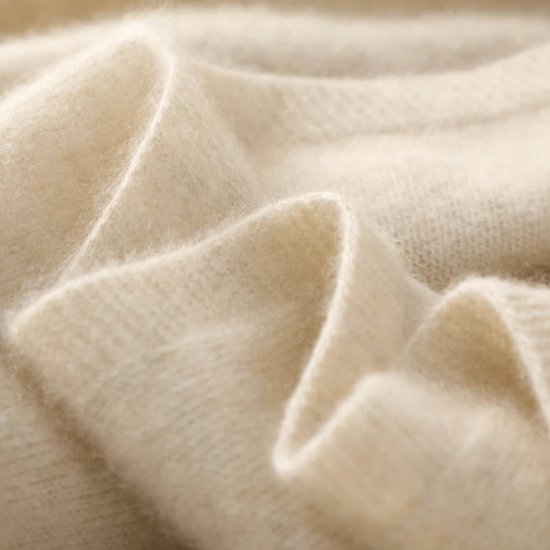 Wełniana bluza z kapturem