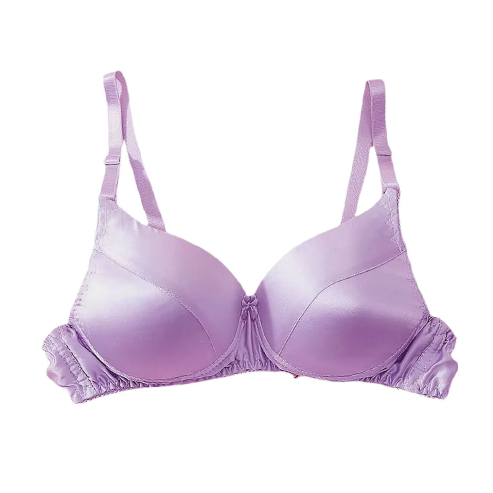 Lekki jedwabny biustonosz