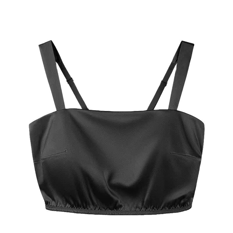 Jedwabny top-biustonosz