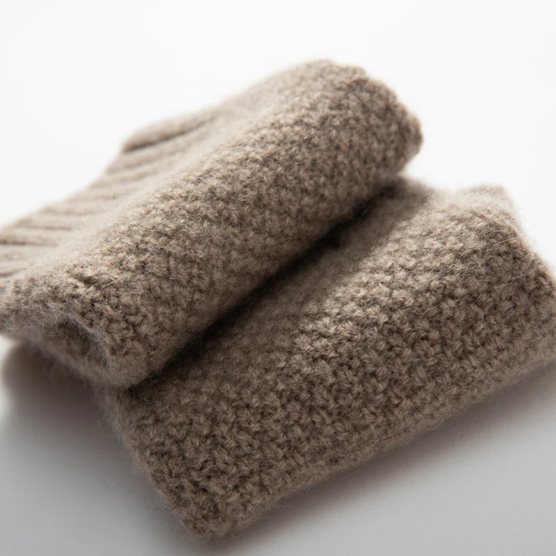 Kaszmirowe ocieplacze na dłonie