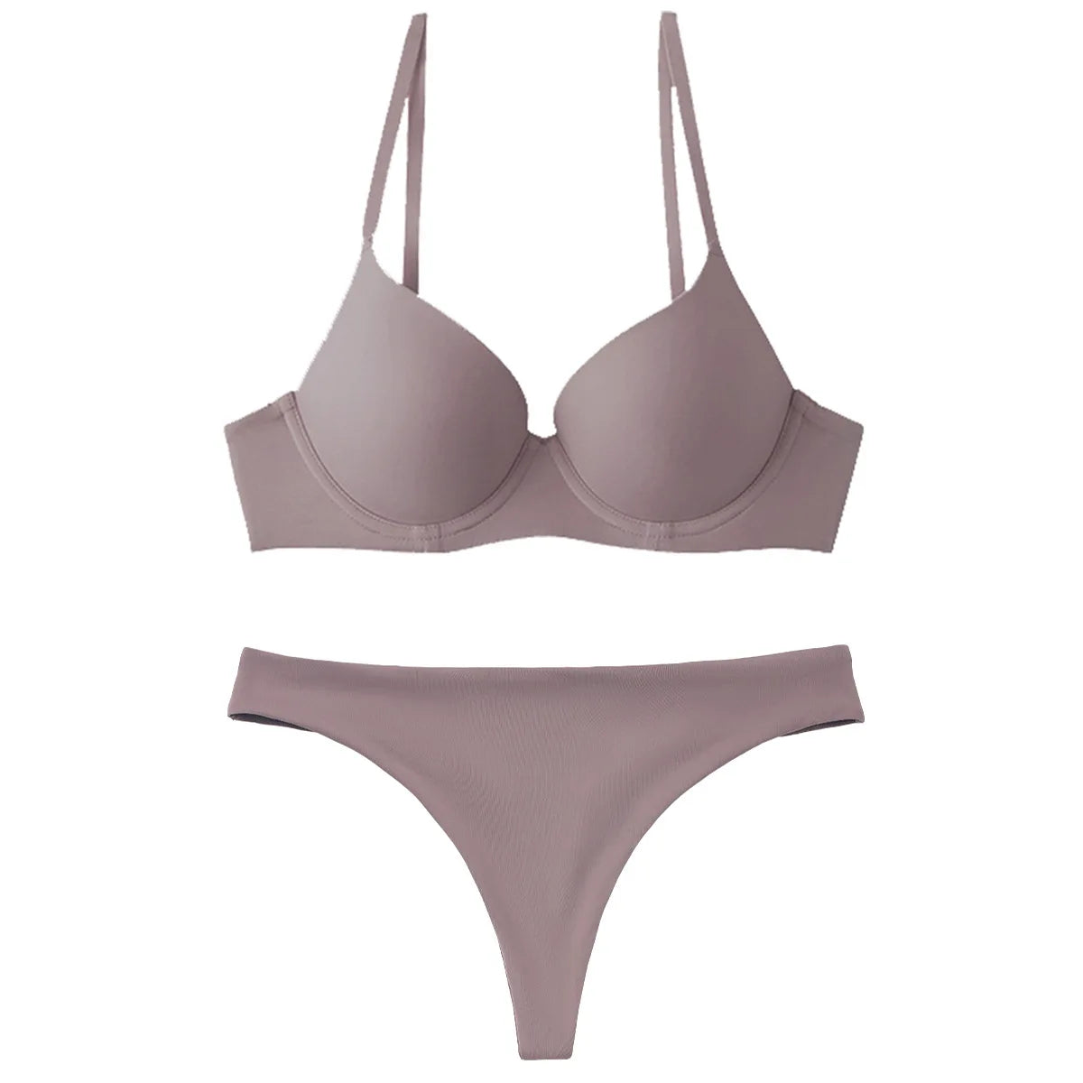 Bezszwowy gładki zestaw bielizny