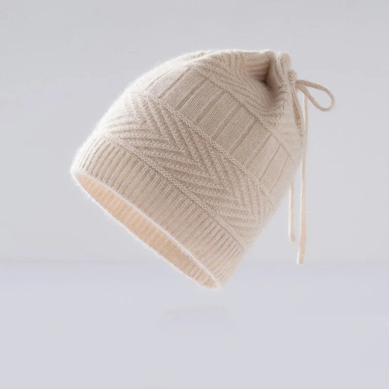 Kaszmirowa czapka i komin 2w1